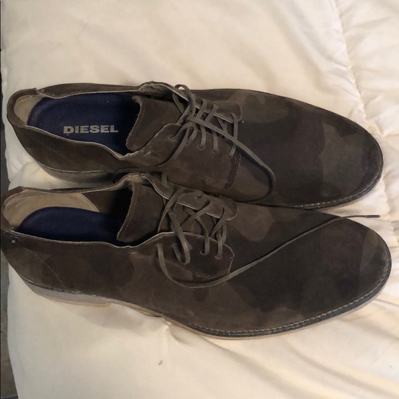diesel suede shoes